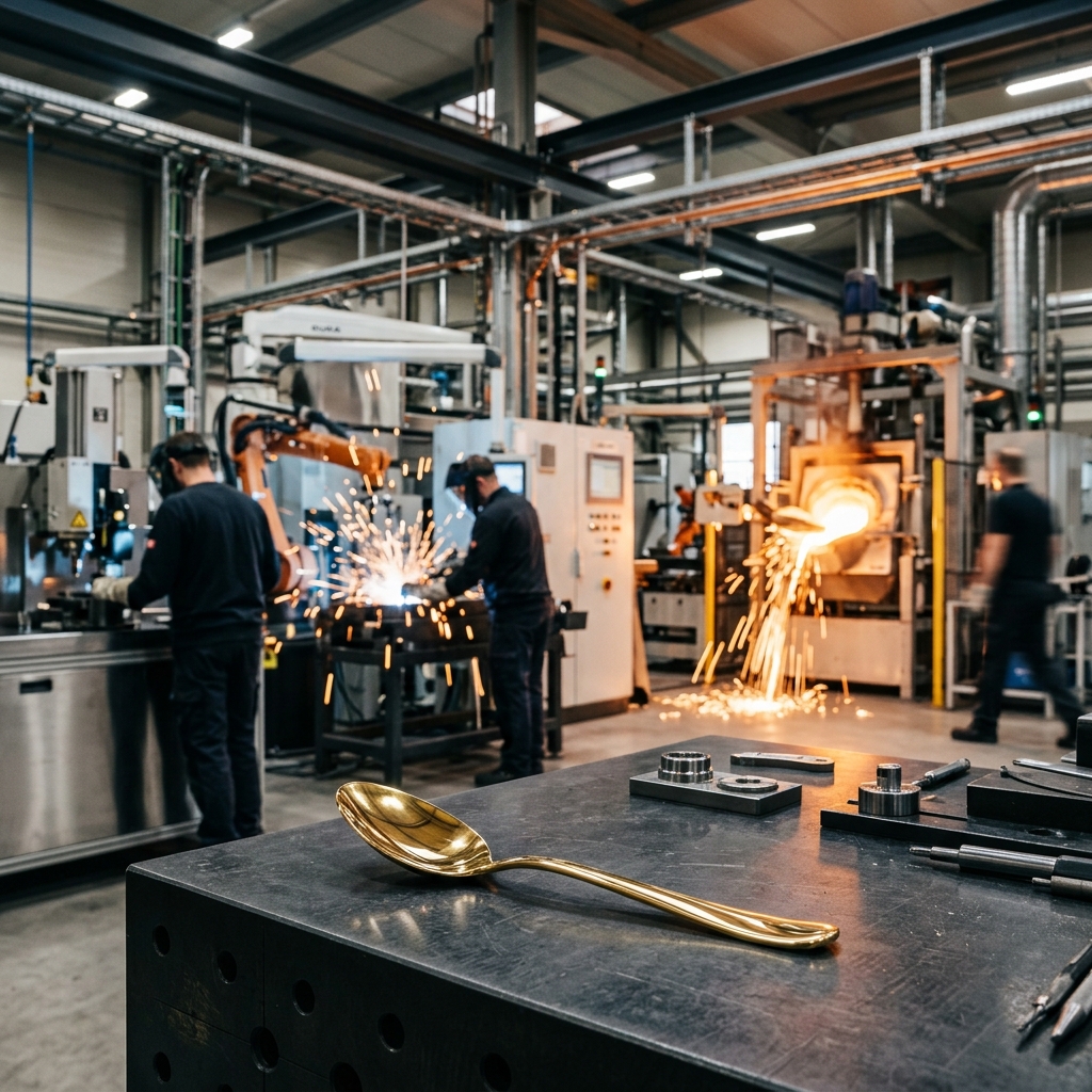 Manufacturing high-end cutlery